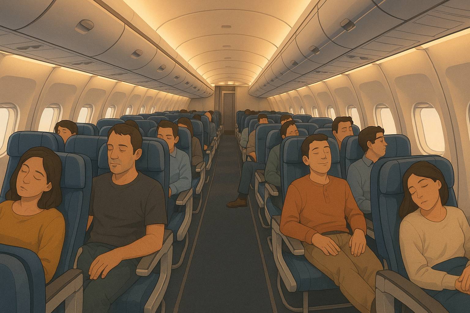 Cómo elegir asiento en vuelos largos