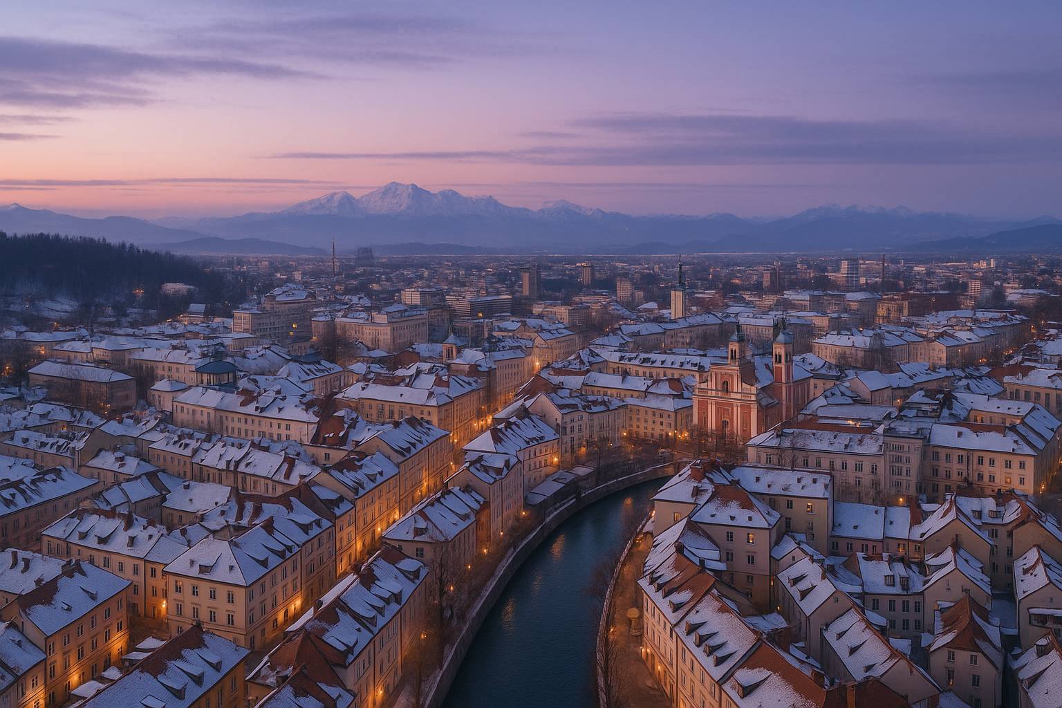 Qué ver en Ljubljana en 2 días en invierno
