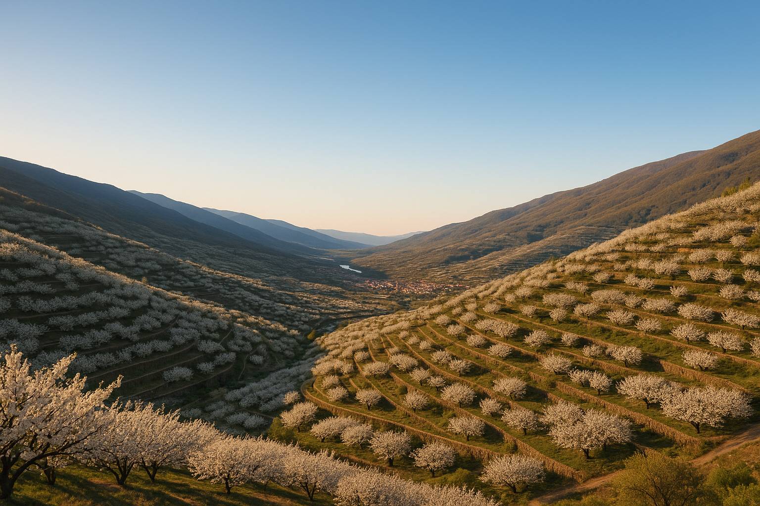 Ruta de un día por el Valle del Jerte en flor