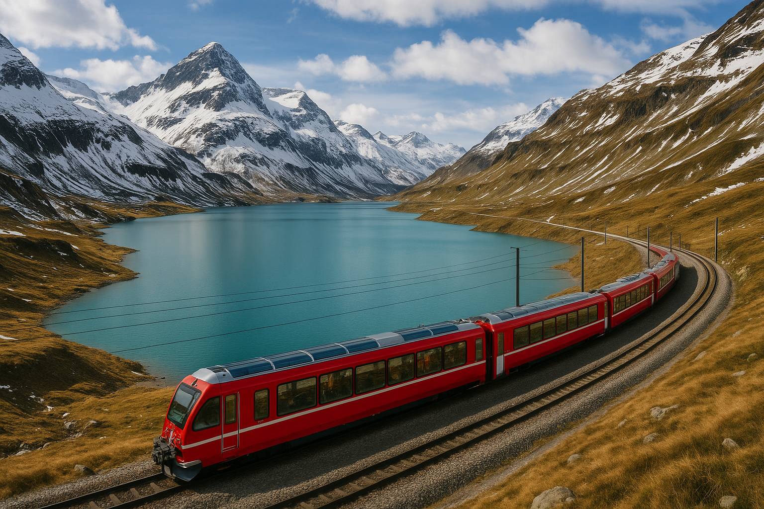 Ruta en tren por Suiza con pases regionales