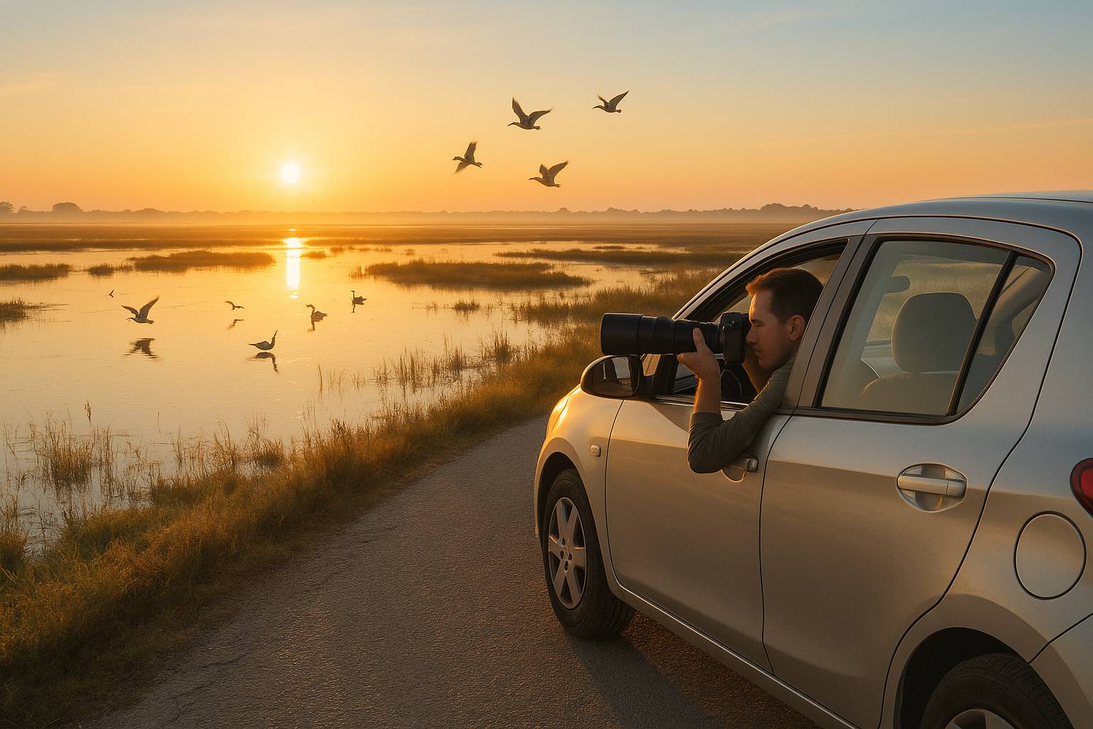 Safari fotográfico en Doñana en tu coche